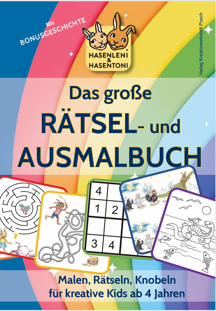 Buchcover: Das große Rätsel- und Ausmalbuch